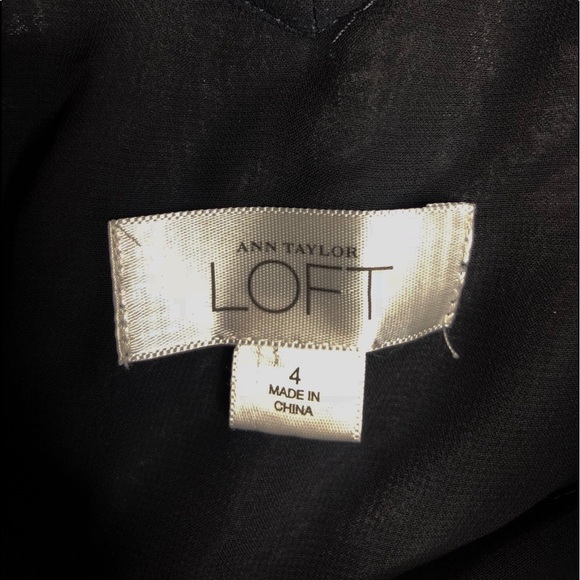Ann Taylor loft black sequin top 4 - Picture 4 of 4